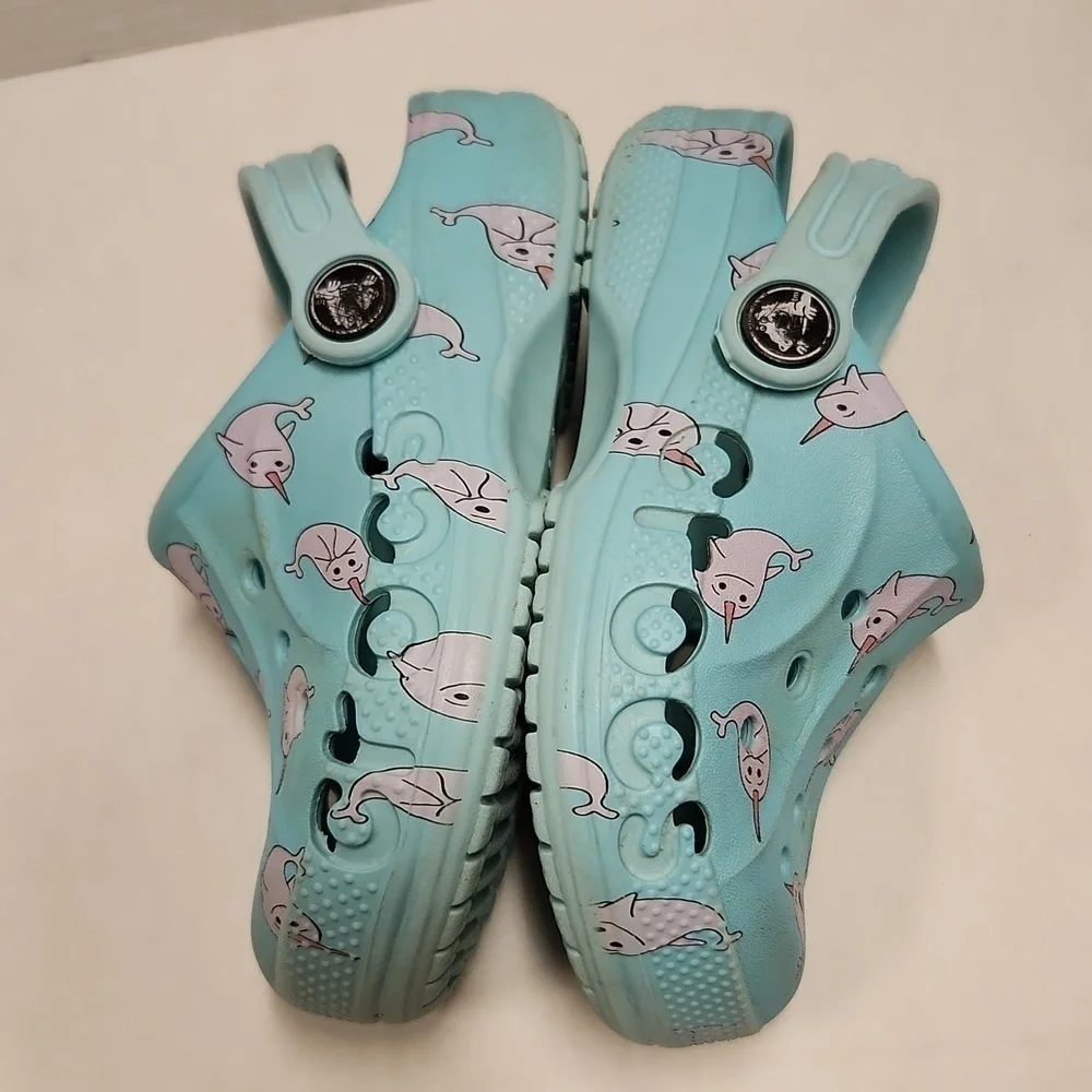 Crocs Narwal Size 9c Blue Lavendar Todder